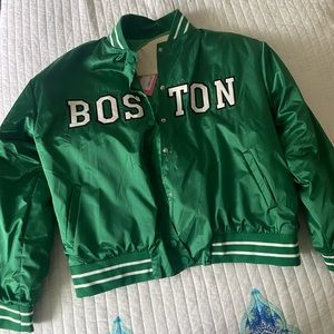 NWT Edikted Boston Baseball Jacket